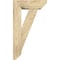 Ekena Millwork Traditional Slat Rough Sawn Bracket w/ Offset Brace, Douglas Fir, 6"W x 16"D x 28"H BKT0604X16X28TRA06RDF - alternate 2